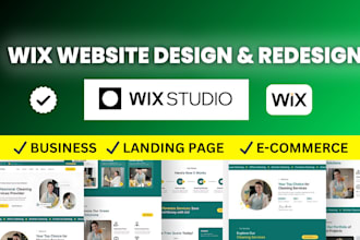 create wix website redesign, wix website design or redesign wix website