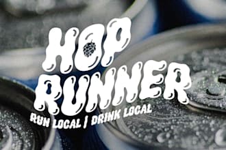 create a modern creative hops beer brand logo design