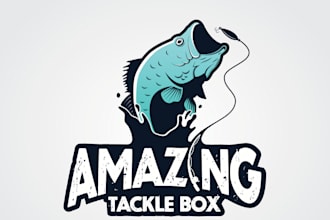 design custom fishing, hunting, mountain and climbing logo