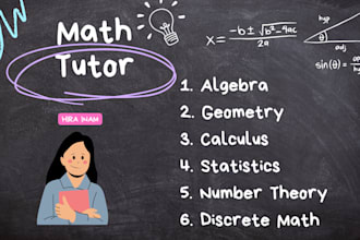 be your math, discrete math, algebra, and calculus tutor