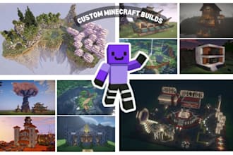 build the best minecraft spawn, house, castle and map