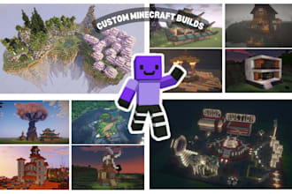 build the best minecraft spawn, house, castle and map