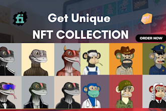 create custom nft art pixel art and generate nft collection with metadata