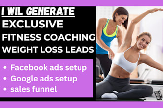 generate highly converting weight loss leads, fitness coaching, fitness website