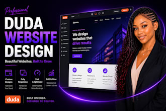 do duda website builder design, duda website redesign