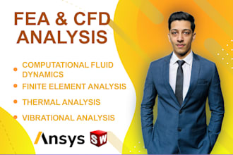 do 3d modeling fea cfd on ansys abaqus and solid works