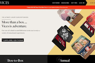design subscription box shopify store subscription website membership website