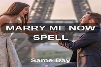 cast instant fast marry me now spell, think of me only me