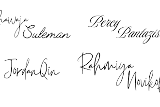 design handwritten, signature,scripted, autograph, cursive logo, calligraphy