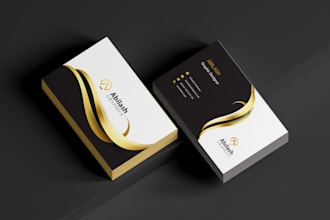 do custom design business card with qr code