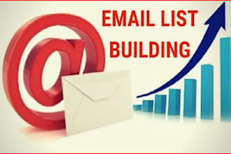 provide a niche specific email list for your marketing campaign