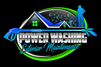 design a pressure washing, power washing and home cleaning service logo