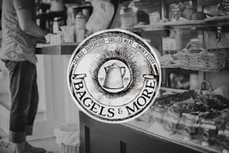 create a custom retro vintage bakery logo design in 1 day