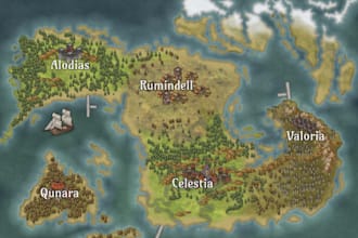 make you a medieval fantasy map