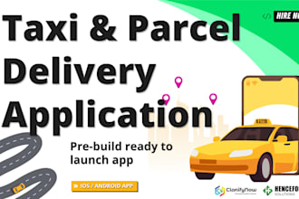 provide taxi booking mobile app, uber clone ios android application or website