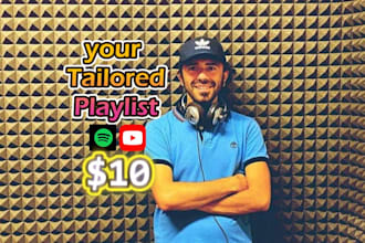 get a custom spotify playlist designed just for you