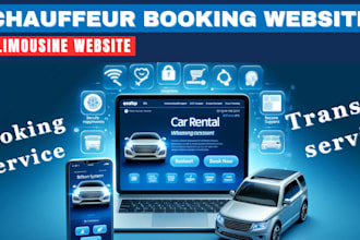 setup chauffeur website limousine website taxi booking site car rental website