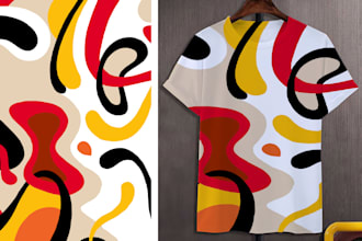 create unique pattern design for fabric print textiles