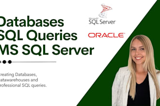 write any sql query in microsoft sql server or oracle for you