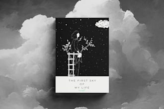 design illustrated aesthetic poetry book cover
