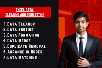 clean, format, merge, and split excel data