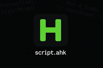 develop autohotkey scripts and any repetitive task