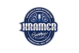 design unique kramer beverage logo