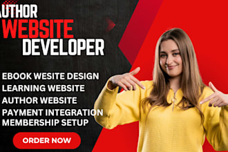 design author portfolio website,  ebook website, ebook report, learning website