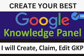create a google knowledge panel or graph for any category