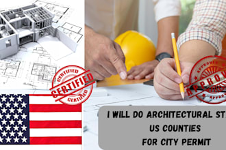do architectural stamp engineering drawing mep 2d floor plan for city permit