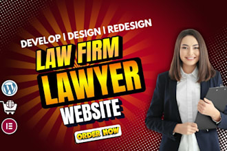 build lawyer website, attorney, law firm, advocate or notary wordpress website