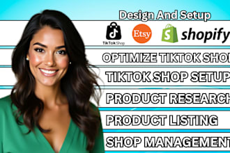 setup tiktok shop tiktok shop dropshipping ads tiktok manager shopify store etsy