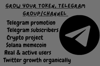 do telegram promotion crypto promotion channel or group with active subscribers