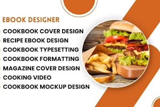 write design cookbook recipe ebook book cover format typeset culinary food