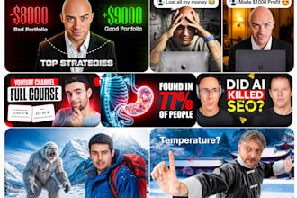 design professional thumbnails for you