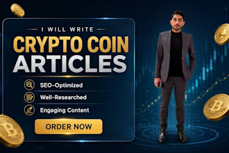 write crypto and blockchain articles and blog posts