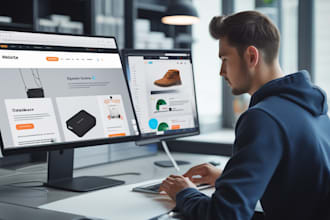 create custom wix website for online store with database and api integration