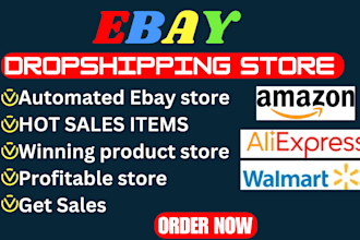 fully manage your ebay dropshipping store and automation with complete SEO
