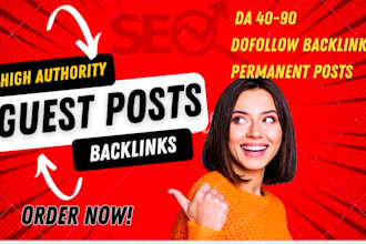 publish high da 90 general guest post with SEO  dofollow backlinks