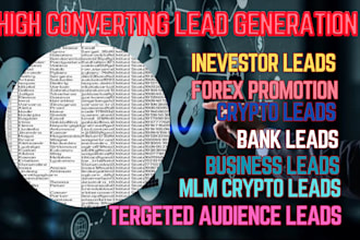 give hot quality forex leads crypto email list coinbase binance leads bank leads