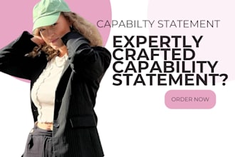 design professional federal government capability statement