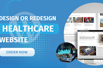 design a wix website for healthcare, clinic, medical, therapy, dna testing