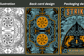 do custom playing card deck poker board game uno card tuck box mockup ruleboook