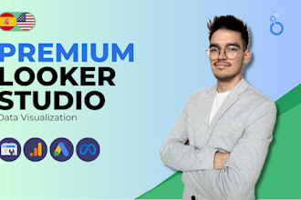 create premium looker studio, google data studio dashboard