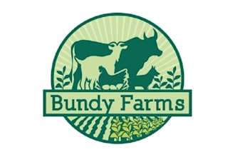 design awesome bundy animals farms logo