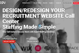 create recruitment website job board website healthcare staffing website