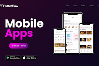 develop a custom flutterflow mobile app with firebase and API integration