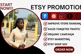 boost etsy sales etsy shop promotion etsy seo traffic shopify store marketing