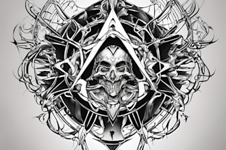 design you a cyber sigilism tattoo design
