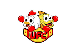 design fried chicken and fish chip restaurant logo